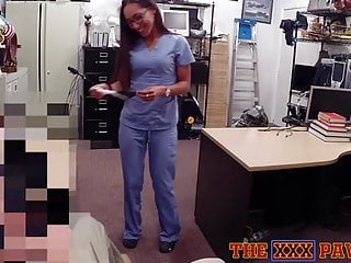 Hot Amateur Nurse Wears Seductive Glasses During Hot Pov Bj free video