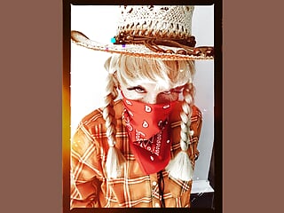 Cowgirl - Syn Thetic Cowgurl Holloween Costume free video