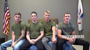 Savage Military Foursome Bareback Fuck Each Other - Activeduty free video