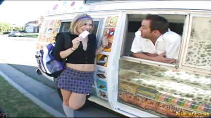 Sweet Stephanie Fucking Hard With Driver On Ice Cream Van free video